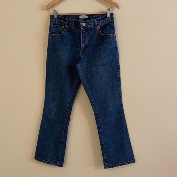 Levi’s 550 Relaxed Boot Cut Hi Waist Jeans 10S - Picture 1 of 7